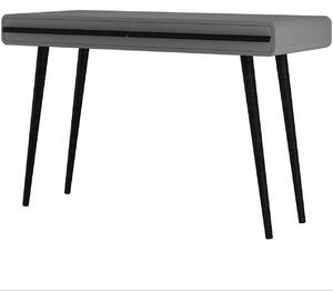 PÍSACÍ STÔL, čierna, farba duba, 50/120/77 cm MID.YOU - Online Only kancelárie, Online Only