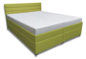 Manželská posteľ 180 cm Zulma (hnedá) (s pevným podkladom a úl. priestorom) . Vlastná spoľahlivá doprava až k Vám domov. 1004727