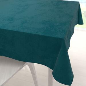 Biante Zamatový štvorcový obrus Velvet Prémium SVP-025 Petrolejový 130x130 cm