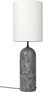 GUBI - Gravity XL High Stojaca Lampa Grey Marble/White - Lampemesteren