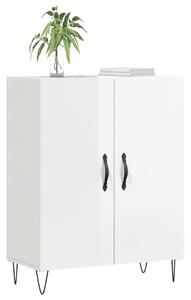Komoda lesklá biela 69,5x34x90 cm spracované drevo
