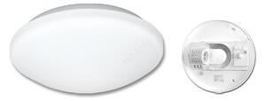 Stropné svietidlo, biele, IP44, max 2x60W, HF senzor 360 (W141-BI)