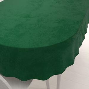 Biante Zamatový oválny obrus Velvet Prémium SVP-032 Zelený 60x100 cm