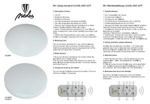 LED svietidlo 65W + diaľkový ovládač (LCL636)