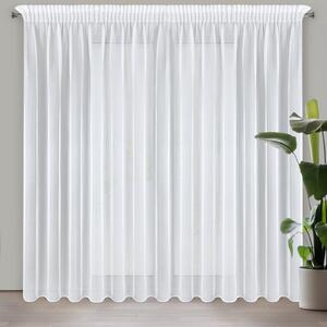 ZÁCLONA NA PÁSKE MIREA 350X270 CM BIELA