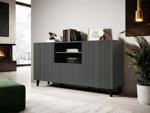 Mirjan24 Komoda Tilderi Grey 150, Farby: antracit 5903211205118