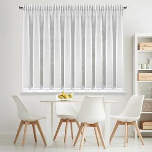 ZÁCLONA NA PÁSKE LILI 400X145 CM BIELA