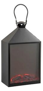 LED dekorácia lucerna COZY WARM 55x30 cm, čierna
