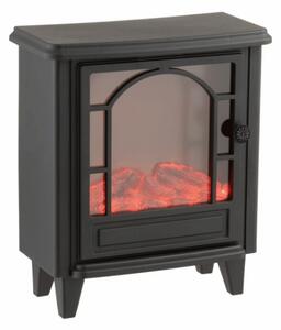 LED dekorácia krb COZY WARM 40x35 cm, čierny