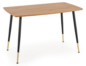 Jedálenský stôl Tripolis - dub zlatý / čierna