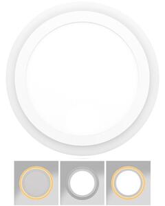Dvojfarebný LED kruh 14,5cm, 6W+3W, 4000K+2700K (LED-DUO-R6W)