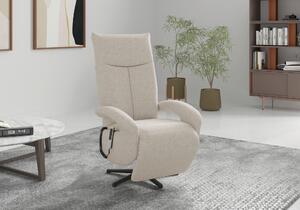 RELAXAČNÉ KRESLO, textil, krémová Sit & More - Online Only obývacie izby, Online Only
