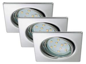 Briloner Briloner 7230-038 - SADA 3x LED Kúpeľňové podhľadové svietidlo 1xGU10/3W/230V BL0683 + záruka 3 roky zadarmo