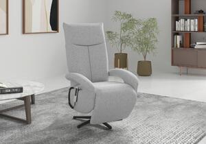 RELAXAČNÉ KRESLO, textil, svetlosivá Sit & More - Online Only obývacie izby, Online Only