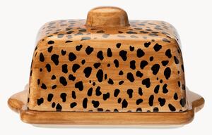 Ručne maľovaná miska na maslo Leopard