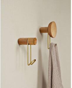 Woud - Around Wall Hanger Small Walnut/Brass Woud - Lampemesteren