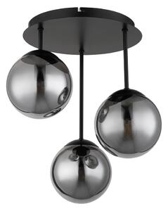 Globo 47441-3S - Prisadený luster HARMON 3xE14/25W/230V čierna