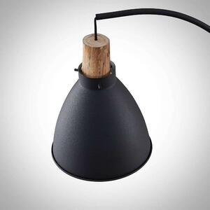 Lindby - Trebale Stojaca Lampa Black/Light Wood Lindby - Lampemesteren