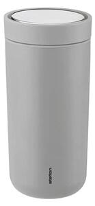 Nerezový termohrnček To Go Click Light Grey 400 ml