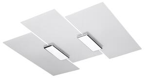 Stropné svietidlo Fabiano, 1x mliečne sklenené tienidlo, ch
