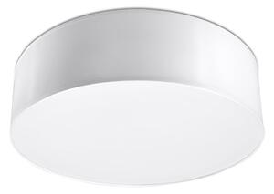 Stropné svietidlo Arena, 1x biele plastové tienidlo, (biely plast), (fi 35 cm)