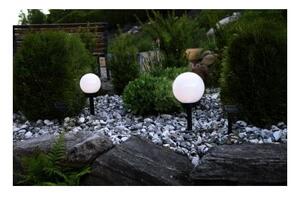 Záhradné solárne LED svietidlo Star Trading Globe Stick, ⌀ 15 cm