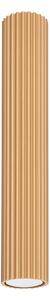 Stropné svietidlo Karbon, 1x zlaté kovové tienidlo, (40 cm)