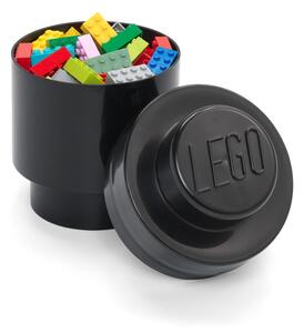 Čierny úložný okrúhly box LEGO®