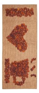 Behúň Floorita Love Coffee, 60 x 150 cm