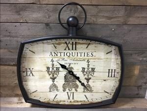 Vintage XXL kovové nástenné hodiny "Antiquities" 69x70 cm (ID00024533 )