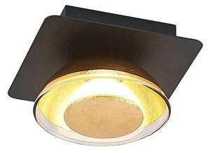 Lindby - Erin Square Stropné Lampa Black/Gold - Lampemesteren