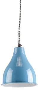 Vintage - retro kovové svietidlo - lampa NUNO Blue, 16x17cm (A00229)