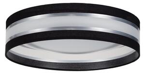 Belis LED Stropné svietidlo CORAL 1xLED/24W/230V čierna/strieborná BE0369 + záruka 3 roky zadarmo