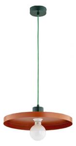 Závesný luster na lanku ETERI 1xE27/15W/230V medený/zelený