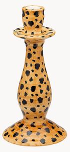 Ručne maľovaný svietnik Leopard