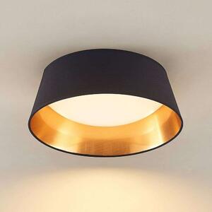 Lindby - Ibai LED Stropné Lampa Ø34 Black/Gold Lindby - Lampemesteren