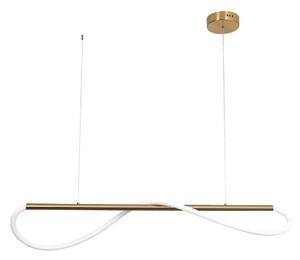 LED luster na lanku MELECA LED/24W/230V 3000/4000/6000K 100 cm zlatý