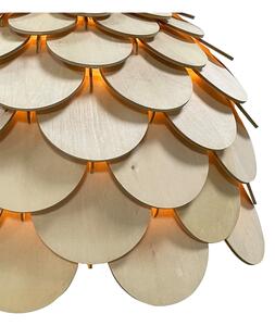 Závesný luster na lanku BURGO 1xE27/60W/230V, priemer 35 cm