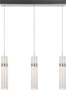 LED luster na lanku AMBIENTE 3xLED/6W/230V 3000/4000/6000K lesklý chróm
