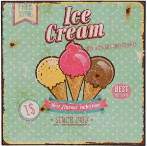 Obraz Ice Cream, MDF 25x25cm (6H0944 CF)