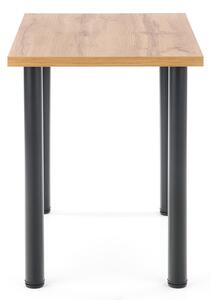 Jedálenský stôl Modex 2 90 - dub wotan / čierna