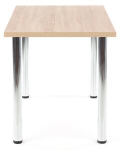 Jedálenský stôl Modex 120 - dub sonoma / chróm