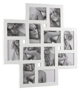 Biely nástenný fotorámik Tomasucci Collage, 10 × 15 cm