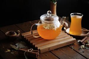 Sklenená čajová kanvica Bambum Petunia, 500 ml