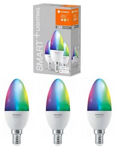 Ledvance SADA 3x LED RGBW Stmievateľná žiarovka SMART+ E14/5W/230V 2700K-6500K - Ledvance P224719 + záruka 3 roky zadarmo