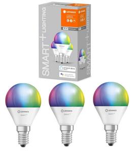 Ledvance SADA 3x LED RGBW Stmievateľná žiarovka SMART+ E14/5W/230V 2700K-6500K - Ledvance P224722 + záruka 3 roky zadarmo