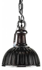 Vintage - industriálne kovové svietidlo - lampa Hermes 31x31x36 (A00788)