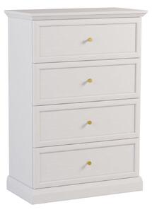 Komoda LUCCA K4S Biela - dub craft