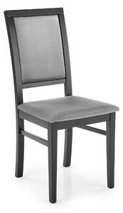 Jedálenská stolička Sylwek 1 - čierna / svetlosivá