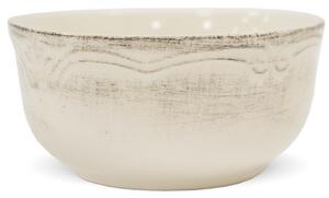 Miska na šalát Provence Ivory, vidiecka keramika, 5x11x11 (119936 AP)